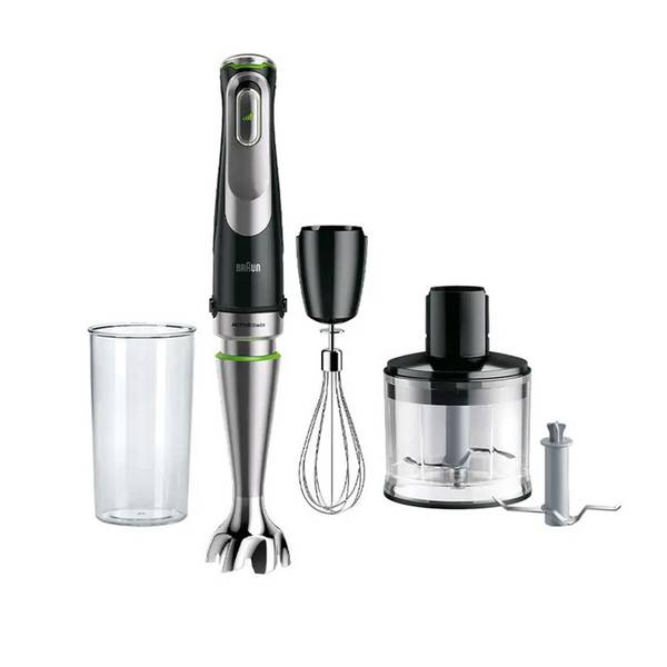 Braun Multiquick 9 MQ 9135XI Handmixer 1.2 kW schwarzer / gebürsteter Edelstahl in Premiumqualität