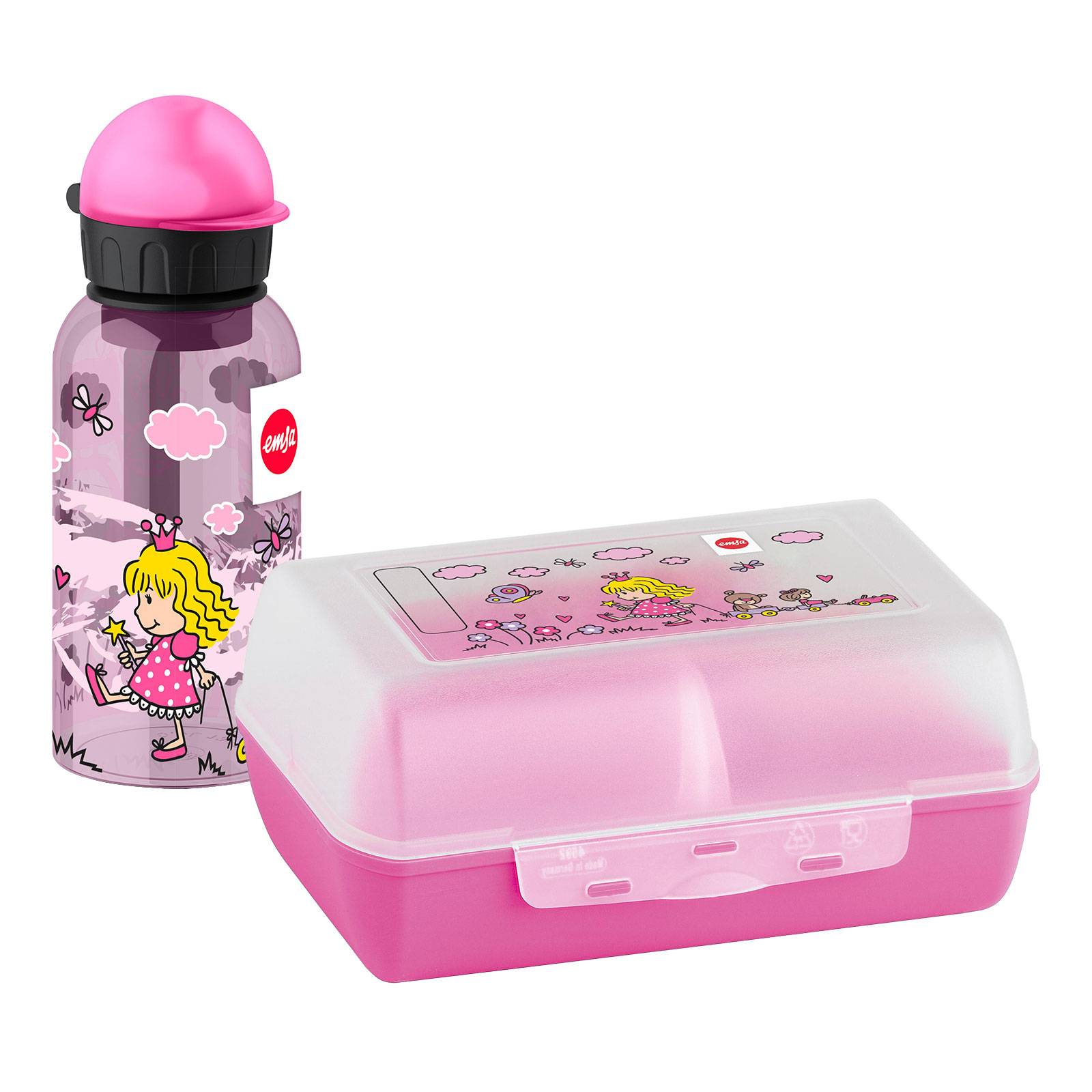 Groupe SEB WMF Trinkflasche+Brotdose TRITAN KIDS SET PRINCESS-0