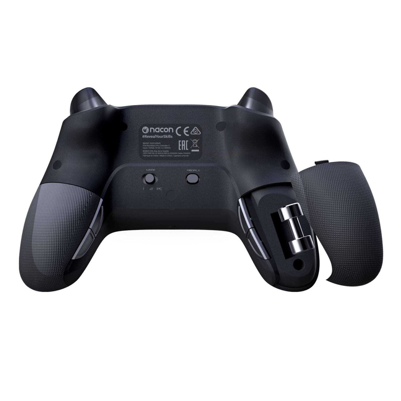 Nacon NA383508 PS4 Revolution Pro Controller 3, kabelgebunden, USB, schwarz-1