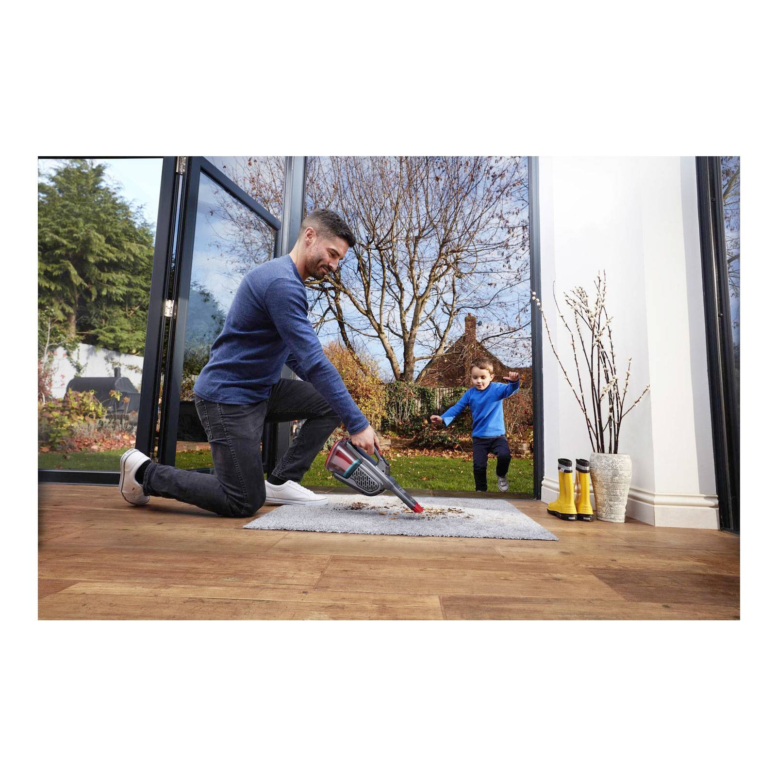 Black+Decker Lithium Dustbuster BHHV315B mit Cyclonic Action – 12V Akku Handstaubsauger mit-3