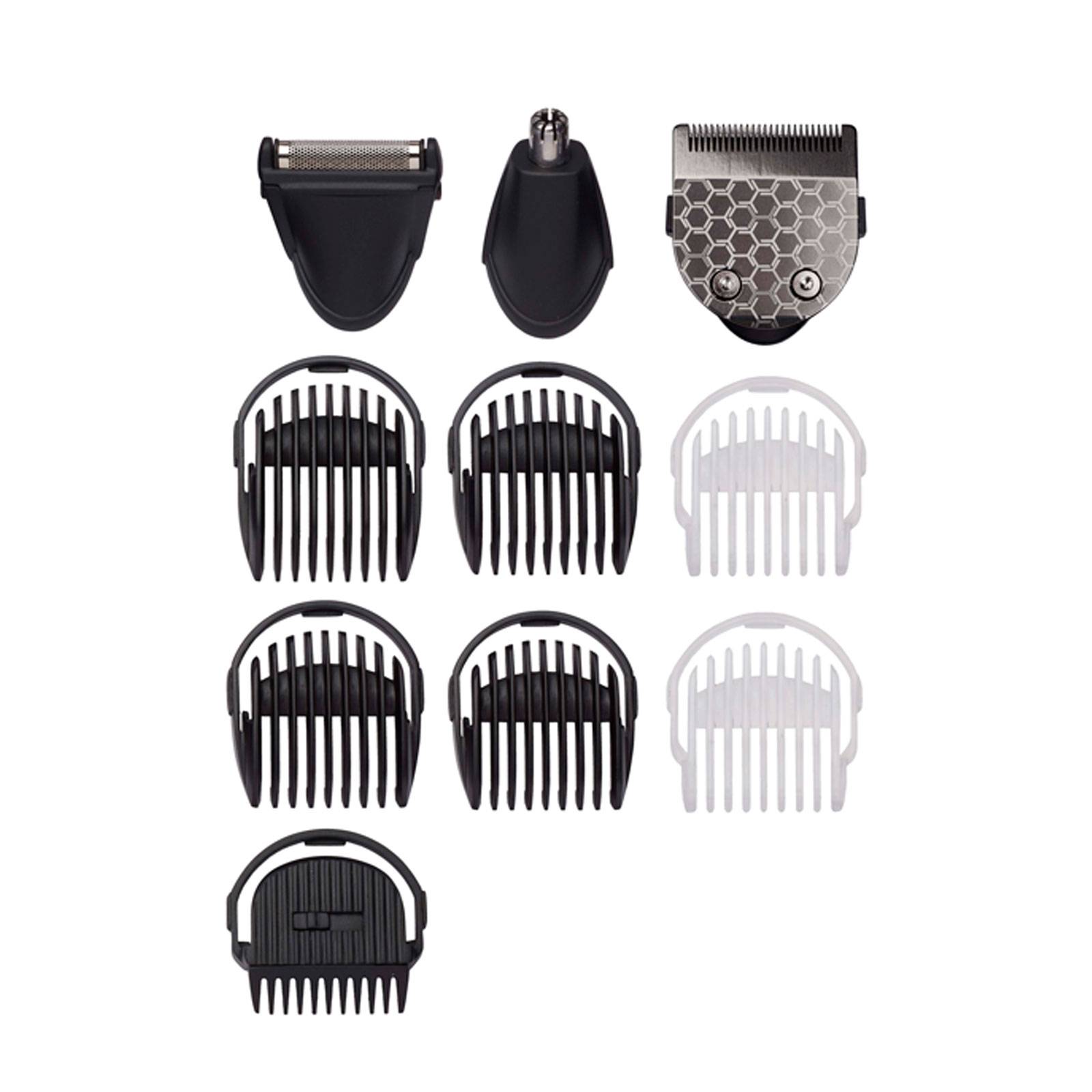 BaByliss MT727E, Schwarz, Silber, 0,5 mm, 8 mm, Bart, Ohr, Augenbraue, Schnurrbart, Nase, Titan, Akku-2