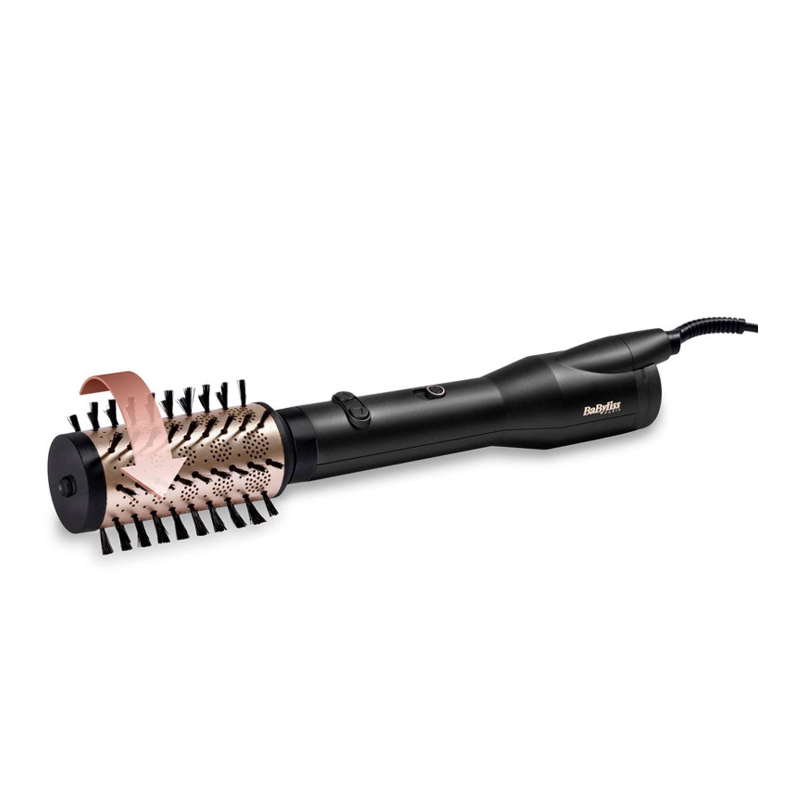 Babyliss AS970E Warmluftbürste Schwarz mit Ionisierung-1