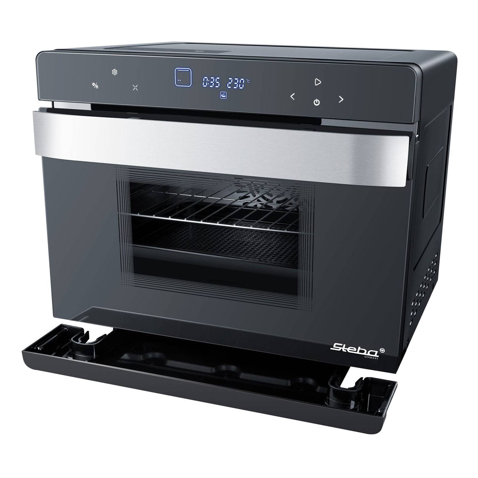 Steba DG 40, Klein, 37 l, 3 Regale, 2400 W, Schwarz, Berührung-1