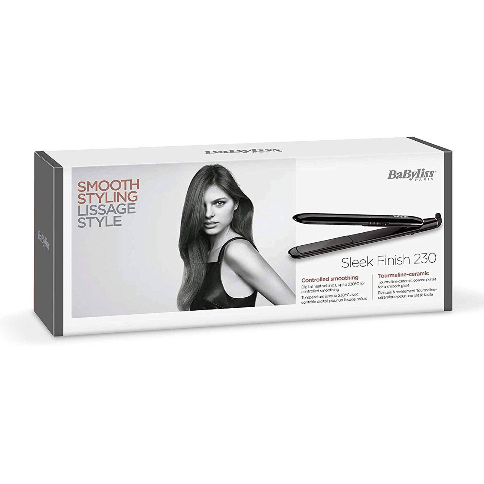 BaByliss ST255E, Glätteisen, Warm, 180 °C, 230 °C, Schwarz, Gold, Keramik-4