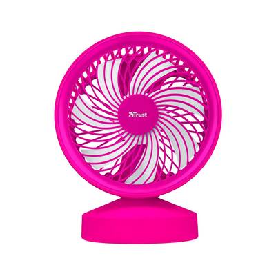 Trust Ventu USB Tisch-Ventilator Büro Tragbarer Lüfter Cooling-Fan Home-Office Pink