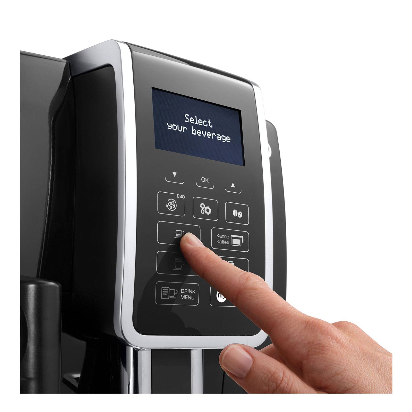 De'Longhi DINAMICA ECAM 356.57.B - Automatische Kaffeemaschine mit Cappuccinatore - 15 bar - Schwarz-1