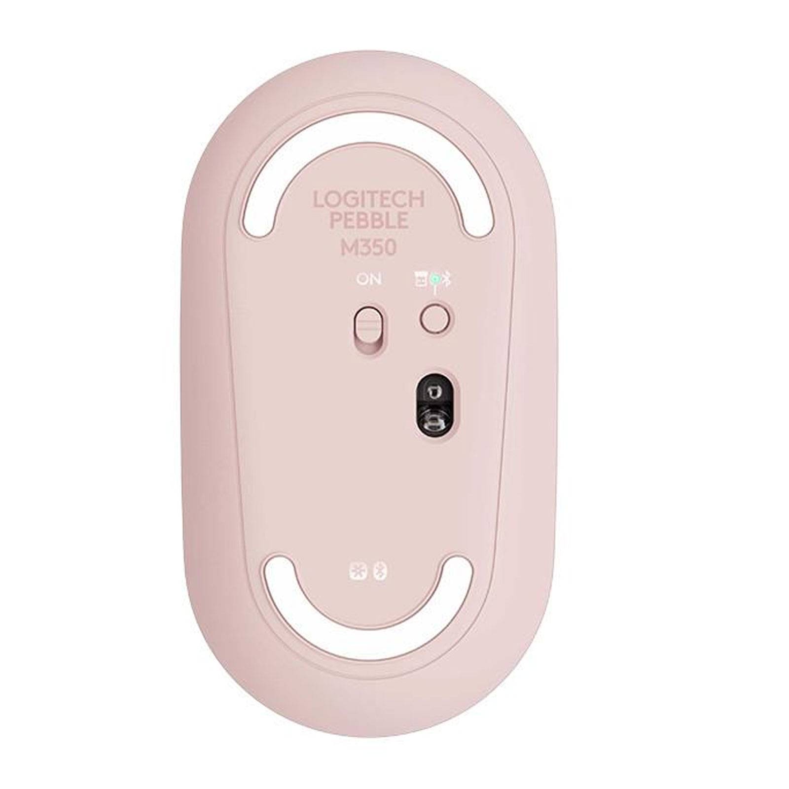 Logitech Pebble M350 Maus Bluetooth®, Funk Optisch Rosa 3 Tasten 1000 dpi Geräuscharme Tasten-4