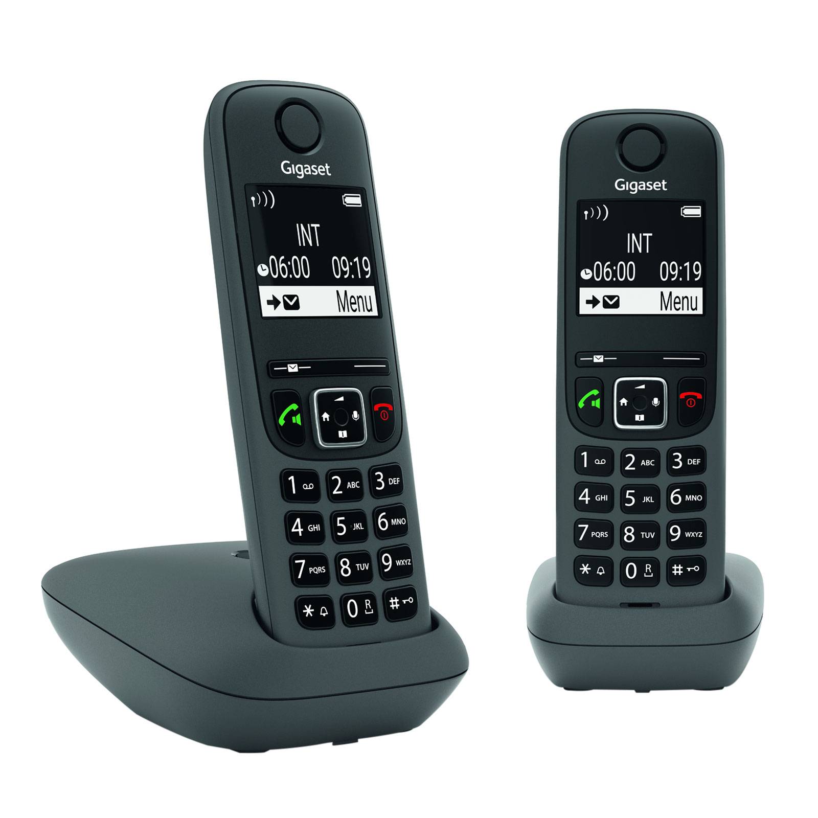 Gigaset AE690 Duo Schnurlostelefon ohne Anrufbeantworter anthrazit-1