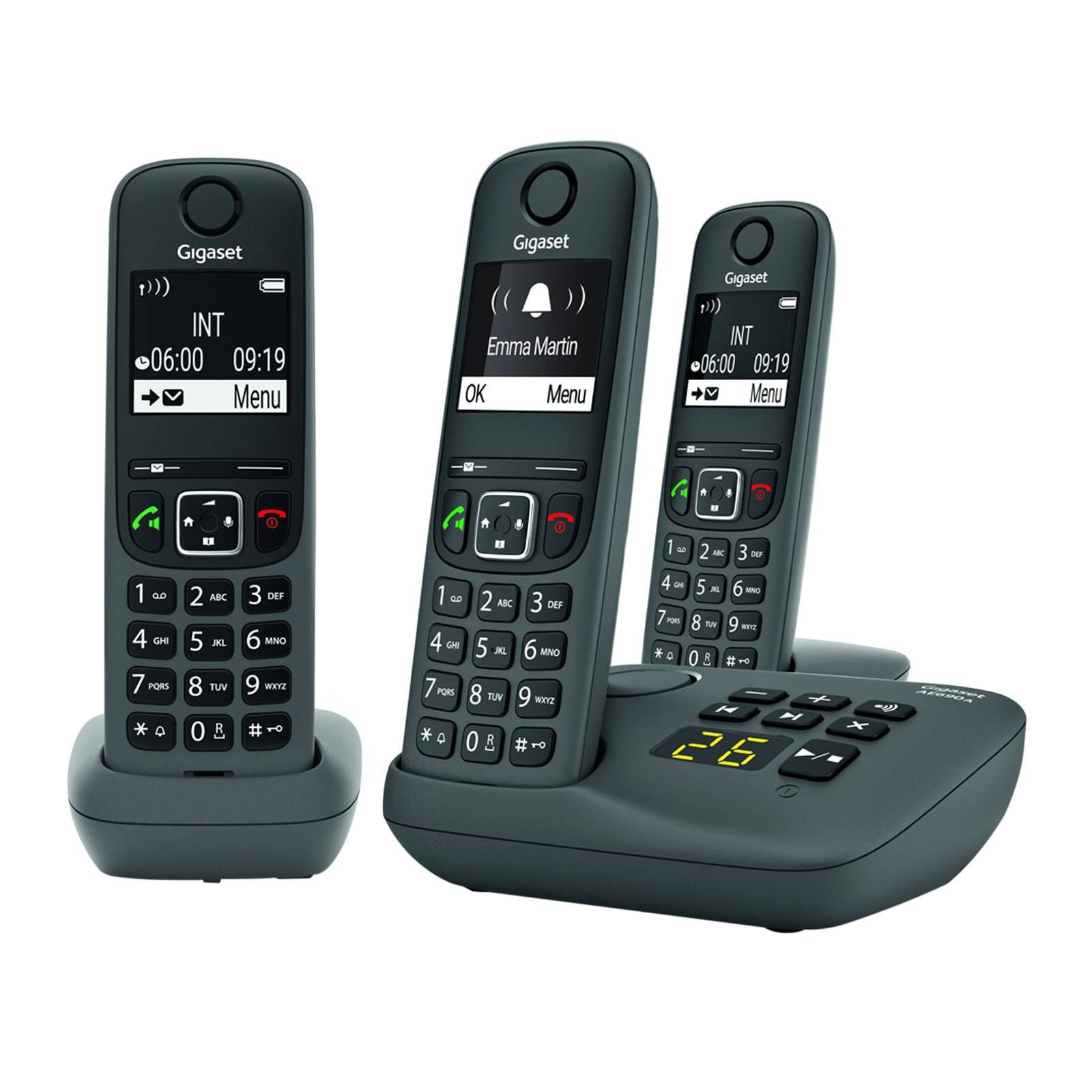 Gigaset AE 690A Trio anthrazit Festnetz-Telefon-0