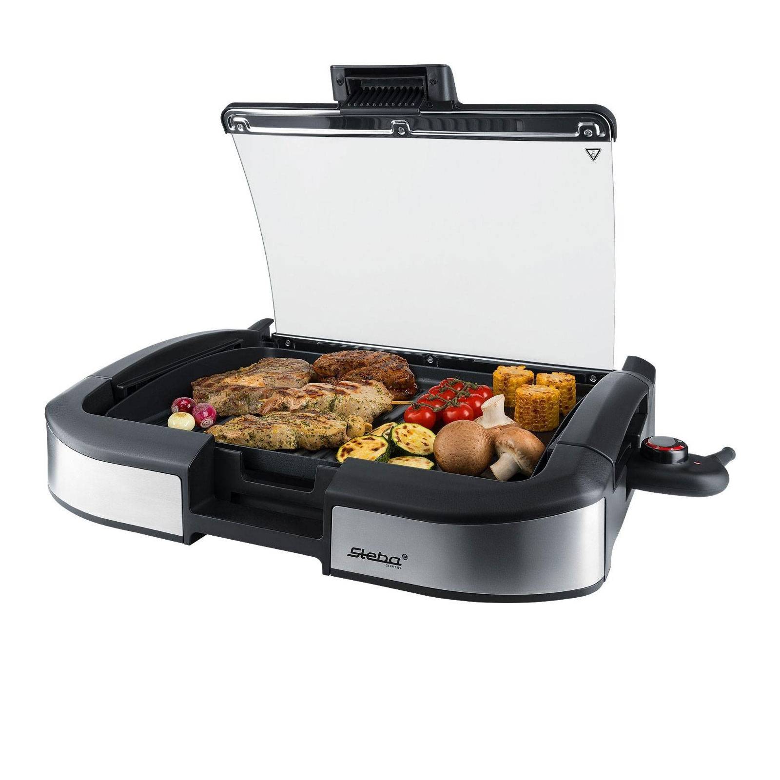 Steba VG 195 - 2200 W - Grill - Elektro - 400 x 290 mm - Tisch - Gitter + Rost --1