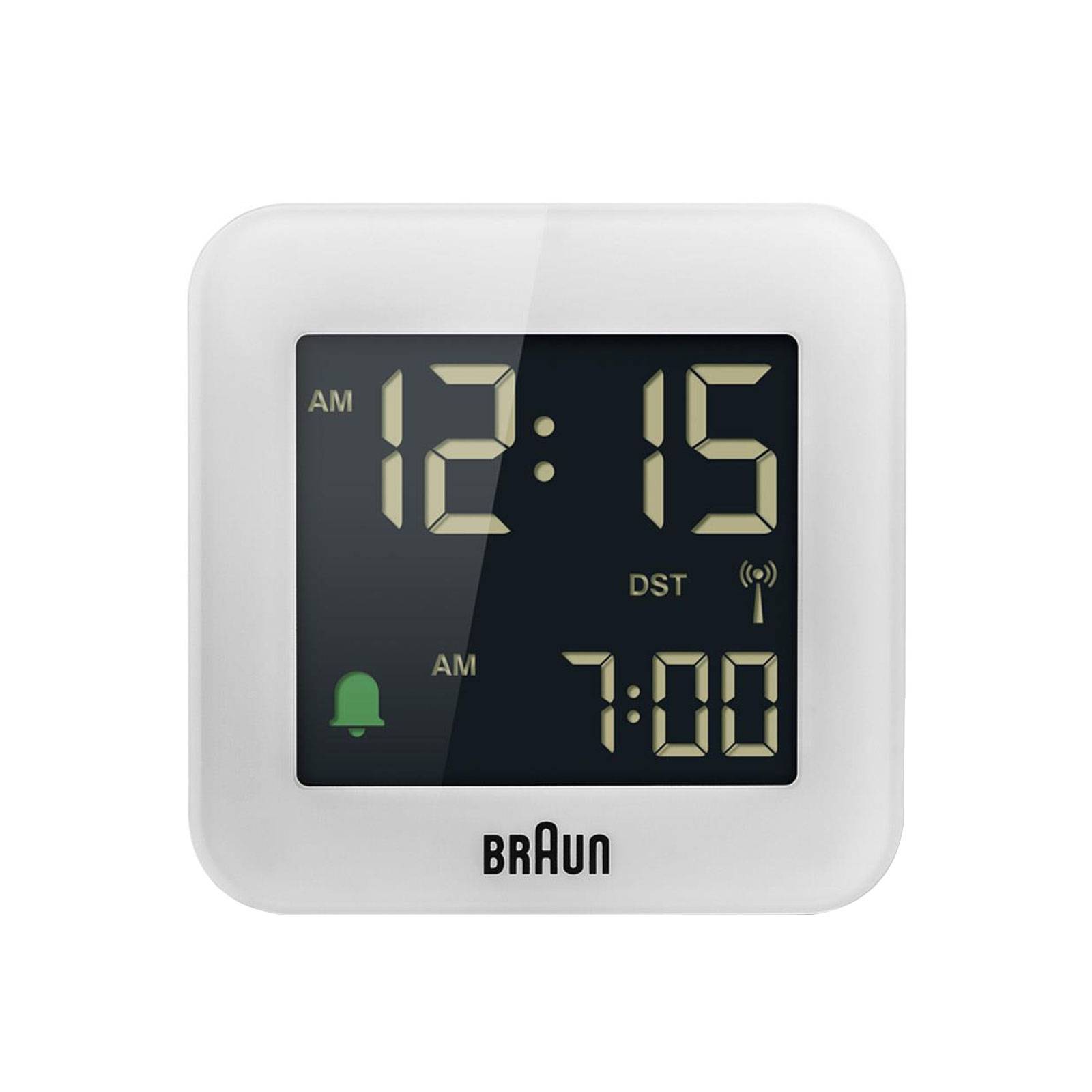 BRAUN - BC 08 W-DCF Funkwecker Multiband weiß-1