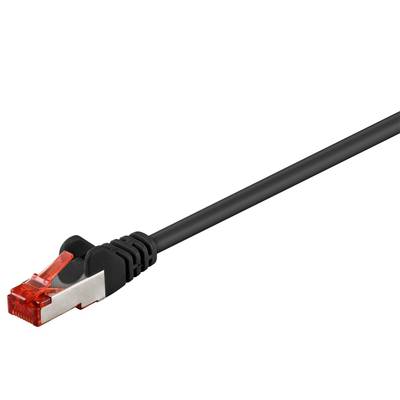 Goobay 50887 CAT 6 Netzwerkkabel RJ45 Stecker Kupferleiter halogenfrei Ethernet LAN Kabel S/FTP Schirmung Grau, 2.00 m