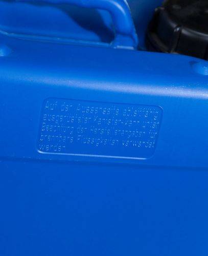 Kunststoffkanister aus Polyethylen (PE), antistatisch, 12 Liter, blau-3