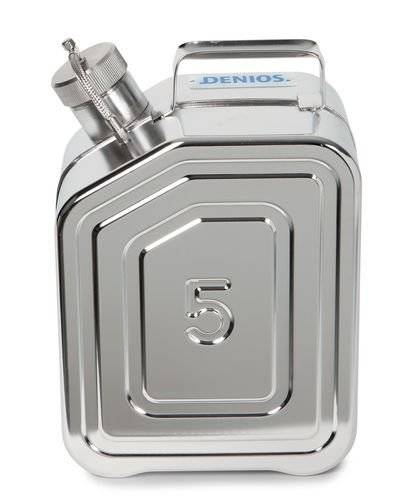 Edelstahlkanister mit Schraubkappe, 5 Liter Volumen-1