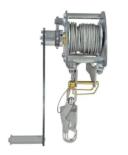 Lastwinde für Aluminium-Dreibock, inkl. Halterung-0