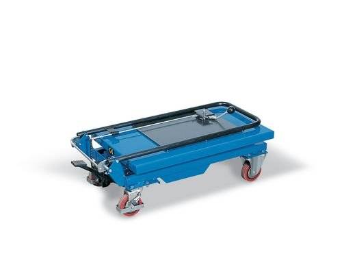 Hubtischwagen HTW 15 mit Einzelschere, 70 x 45 cm, 150 kg Tragkraft-1