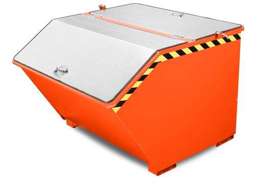 R+R Industrietechnik Universalkipper Typ RUK-50 780x1400x680mm 500dm³ RAL 2004 Reinorange-1