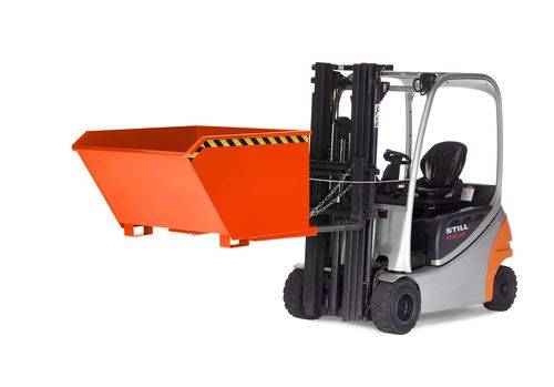 R+R Industrietechnik Universalkipper Typ RUK-50 780x1400x680mm 500dm³ RAL 2004 Reinorange-3