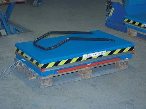 Hubtisch HTE 6-2000, mit Einzelschere aus Flachstahl, 230 x 125 cm, 2000 kg Tragkraft-2