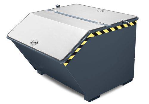 R+R Industrietechnik Universalkipper Typ RUK-50 780x1400x680mm 500dm³ RAL 7016 Anthrazitgrau-1