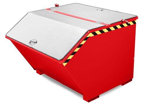 R+R Industrietechnik Universalkipper Typ RUK-125 1130x1570x980mm 1250dm³ RAL 3000 Feuerrot-1