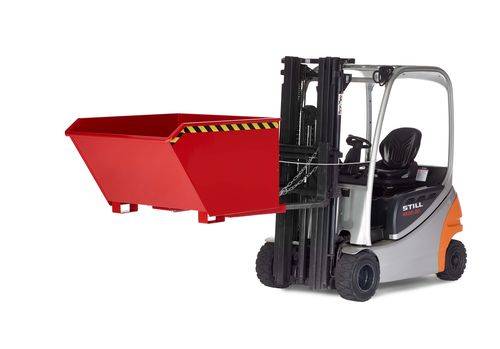 R+R Industrietechnik Universalkipper Typ RUK-125 1130x1570x980mm 1250dm³ RAL 3000 Feuerrot-2