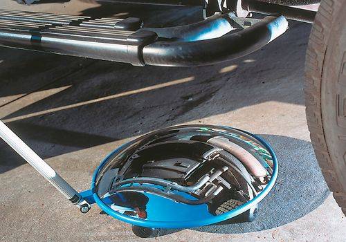 Rollspiegel Vision, aus Acrylglas, für die Fahrzeugkontrolle, Ø 450 mm-1