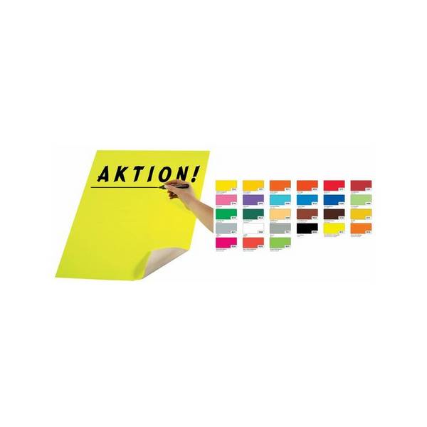 Plakatkarton - 48 x 68 cm leuchthellgrün.