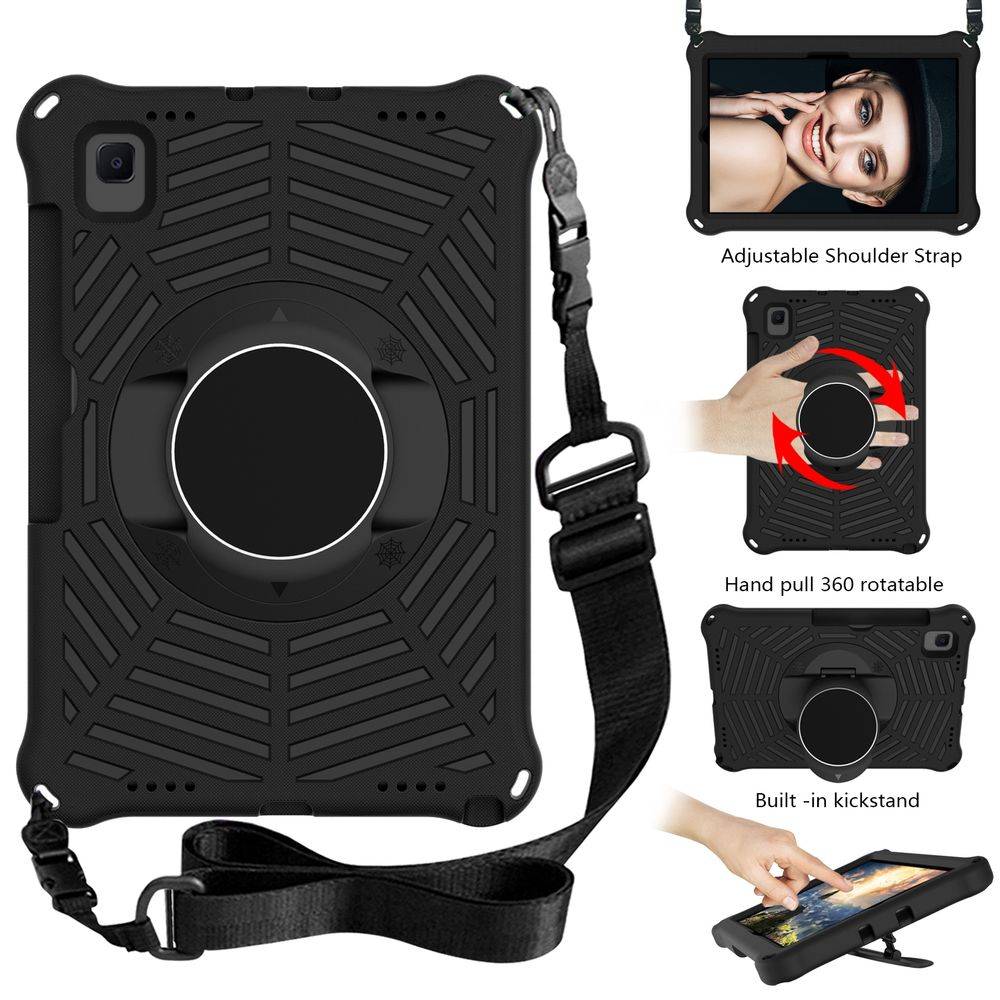 Für Samsung Galaxy Tab A7 10.4 2020 SM-T500 / SM-T505 360 Grad Hybrid Outdoor Schutzhülle Case Schwarz Tasche Cover Etui-0