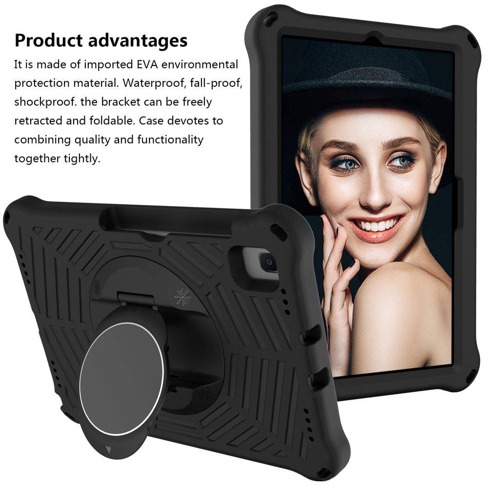 Für Samsung Galaxy Tab A7 10.4 2020 SM-T500 / SM-T505 360 Grad Hybrid Outdoor Schutzhülle Case Schwarz Tasche Cover Etui-1