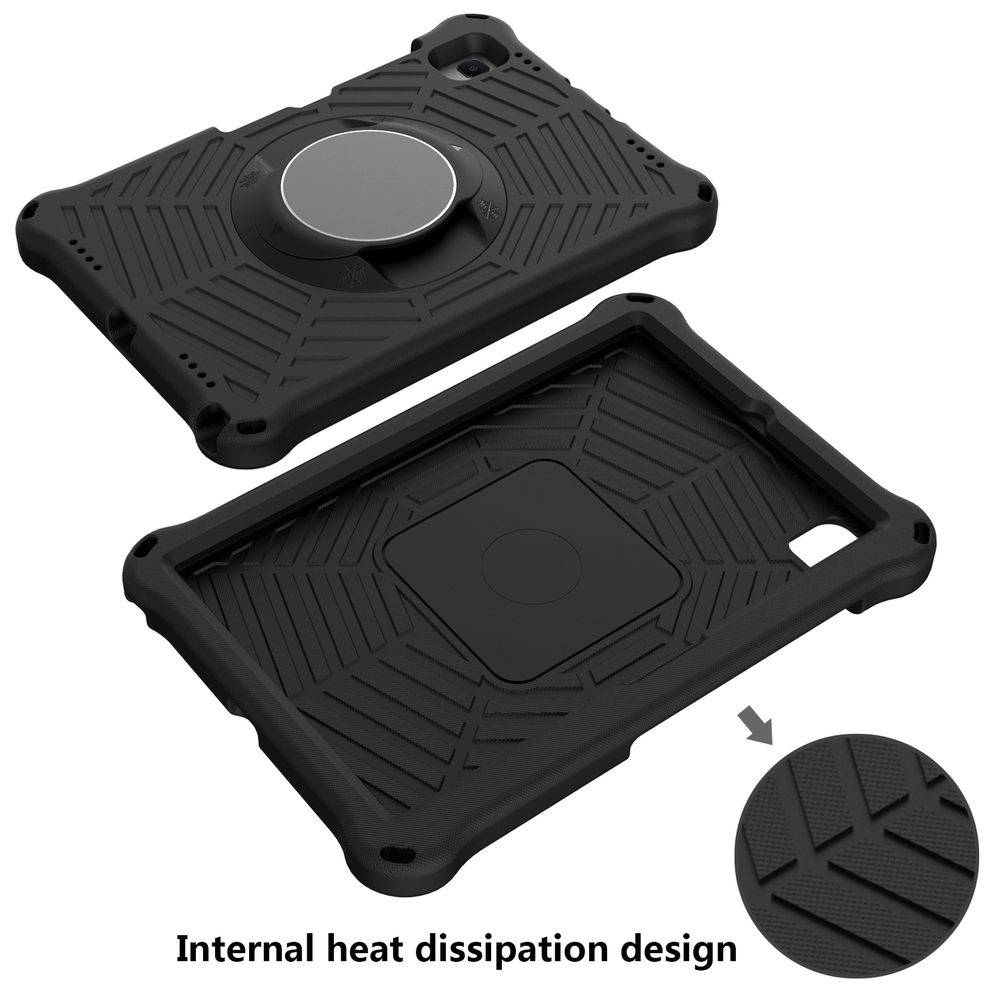 Für Samsung Galaxy Tab A7 10.4 2020 SM-T500 / SM-T505 360 Grad Hybrid Outdoor Schutzhülle Case Schwarz Tasche Cover Etui-2