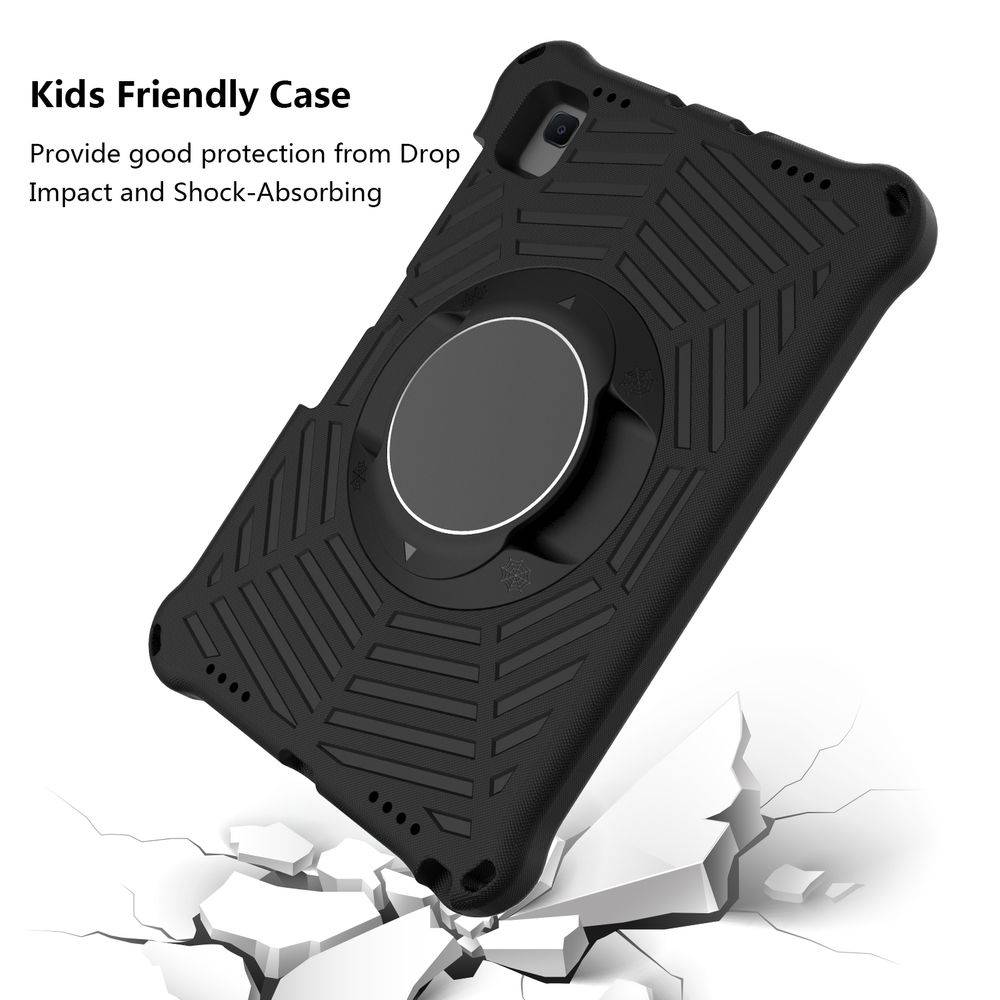 Für Samsung Galaxy Tab A7 10.4 2020 SM-T500 / SM-T505 360 Grad Hybrid Outdoor Schutzhülle Case Schwarz Tasche Cover Etui-3
