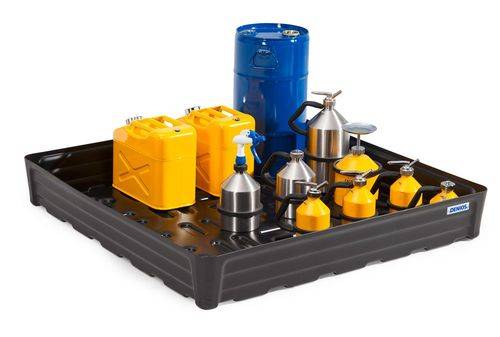 Kleingebindewanne pro-line aus Polyethylen (PE), ohne Gitterrost, 180 Liter, 1170x1170x180-2