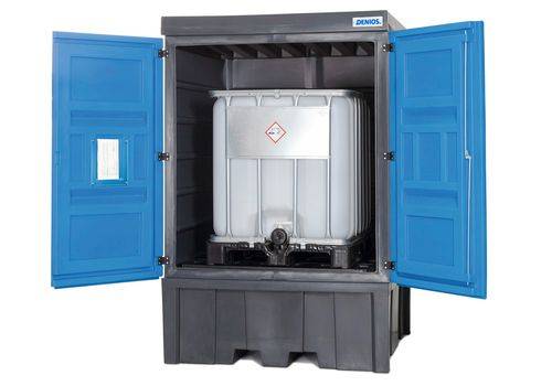 Gefahrstoff-Depot aus PE, HxBxT 2.330 x 1.560 x 1.550 mm, 1x IBC oder-0