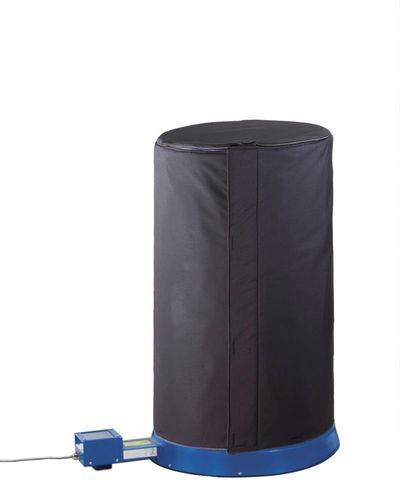 Isolierhaube für 200 Liter Fässer, aus teflonbeschichtetem Polyester, mit Befüll-Klappe-0