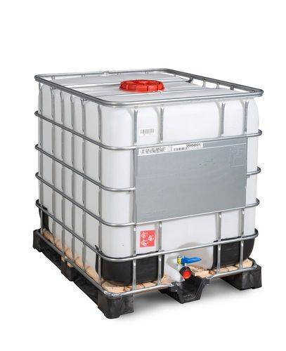 IBC Gefahrgut-Container, Composite-Palette, 1000 Liter, Öffnung NW225, Auslauf NW50-1