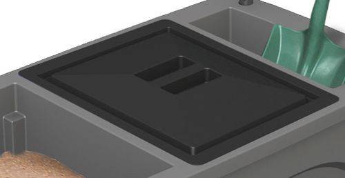 Deckel für DENSORB Vorrats-und Entsorgungswagen-0