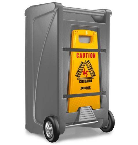 DENSORB Mobiles Notfallset, Bindemittel im grauen Caddy Medium, Ausführung Spezial mit Granulat-4