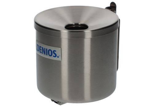 Selbstlöschender Wandascher, 2,4 Liter Volumen, silber-1