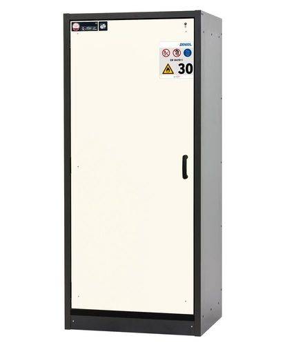 asecos Feuerbeständiger Gefahrstoffschrank Basis-Line, anthrazit/weiss, 6 Auszugswannen, Typ 30-96L-3