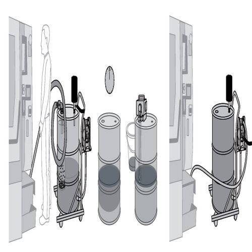 Flüssigkeitssauger Pumpout, mit Venturi-Pumpe mit Füllmengenbegrenzer-2