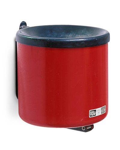 Selbstlöschender Wandascher, 2,4 Liter Volumen, rot-1