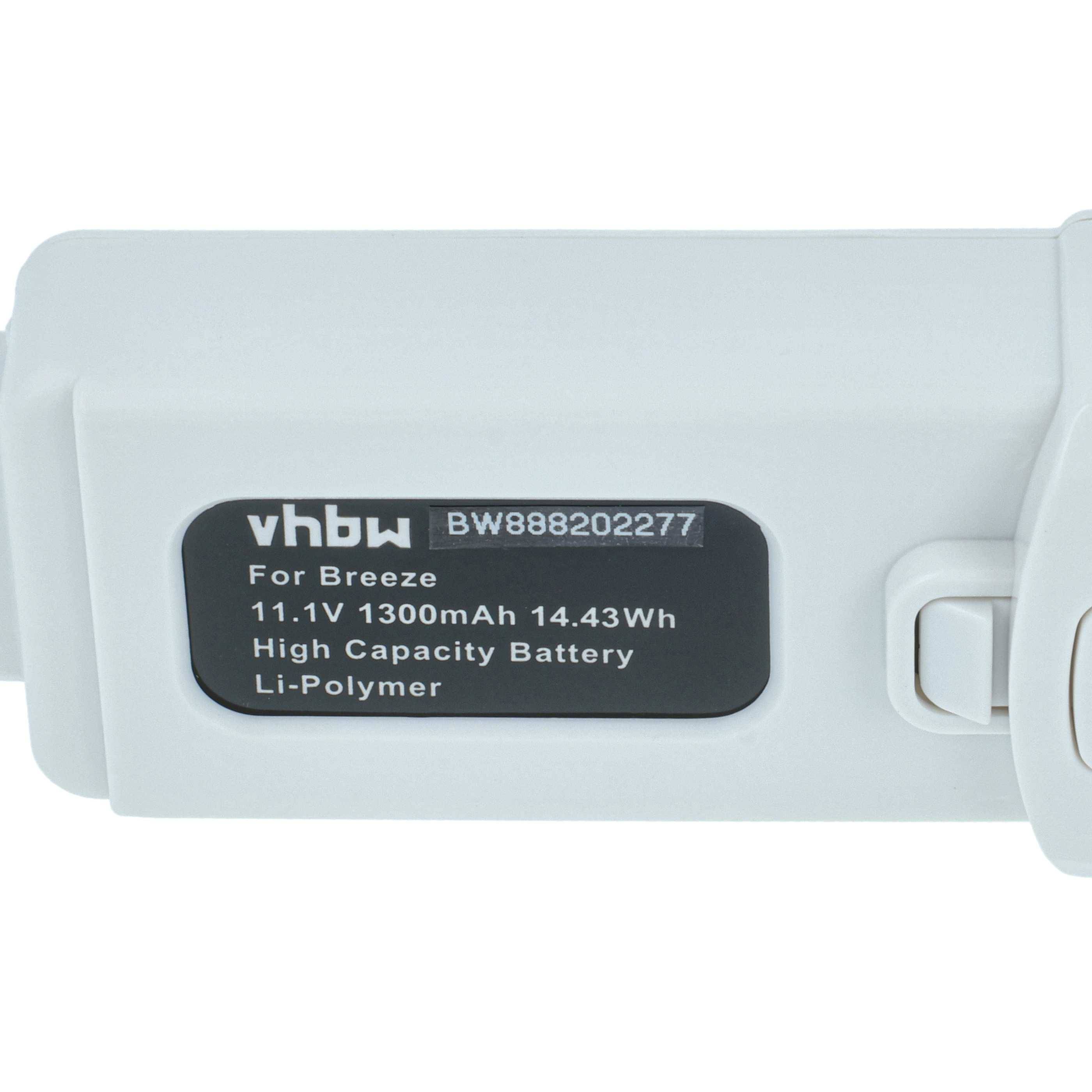 vhbw 2x Akku kompatibel mit Yuneec Breeze 4K | Breeze Drohne Multicopter Quadrocopter (1300 mAh, 11,1 V, Li-Polymer)-3