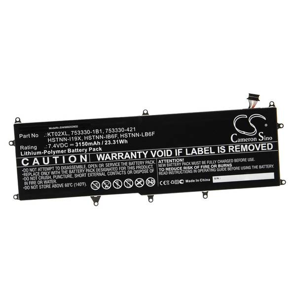 vhbw Akku kompatibel mit HP Pro X2 612 G1 Keyboard | kabellose Tastatur (3150mAh, 7,4V, Li-Polymer)