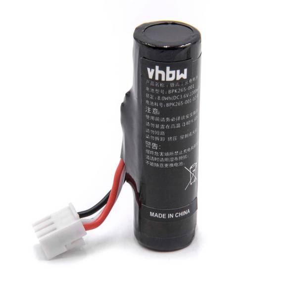 vhbw Akku kompatibel mit Verifone VX675 Bluetooth | C680 3G-BT-WiFi, C680, VX675 Barcodescanner POS (2200 mAh, 3,7 V