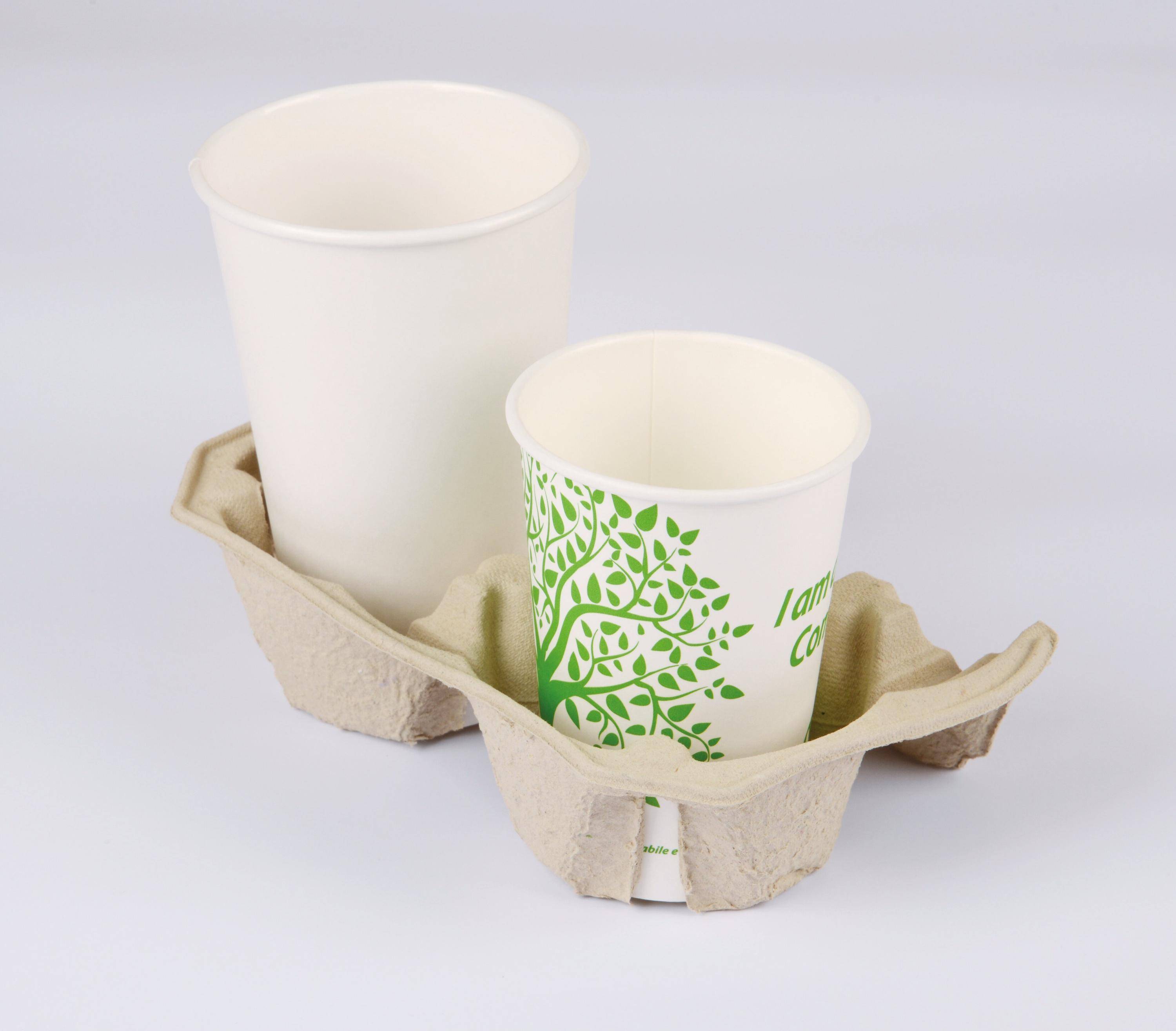 Trinkbecher aus Pappe weiß Pappbecher kompostierbar - Kapazität: 177 ml (6 oz) -50 Stück-3