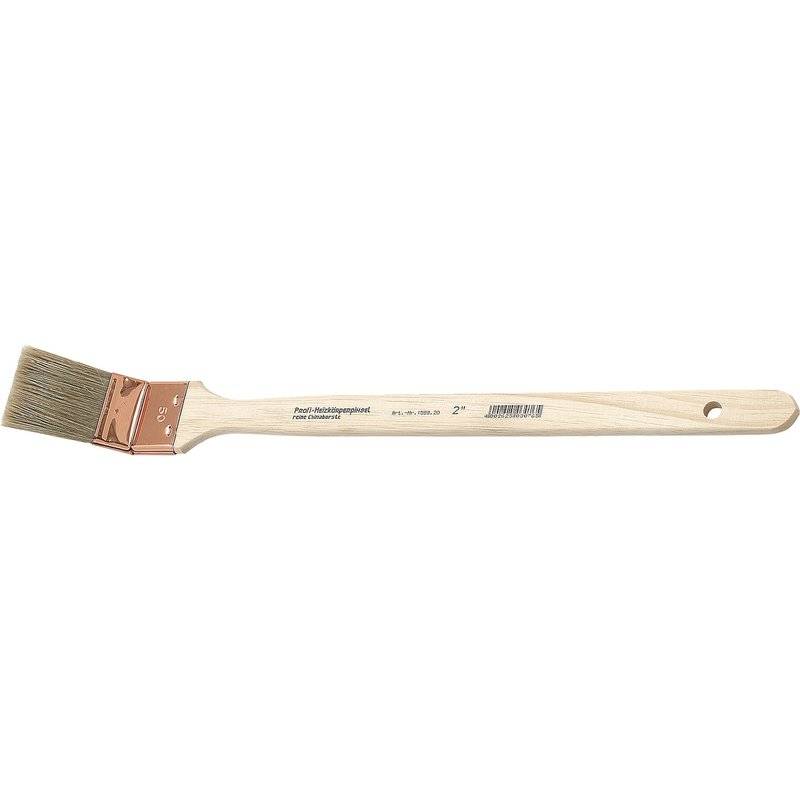 Maler-Heizkörperpinsel 1Zoll B.25mm Borstenl.45mm helle Chinaborste-0