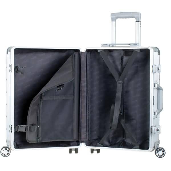 Reisetrolley Orbit 40x55x20cm Aluminium silber matt-1