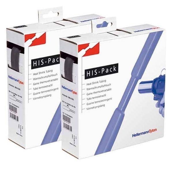 HellermannTyton Schrumpfschlauch HIS-3/4-POX-BK 5-0