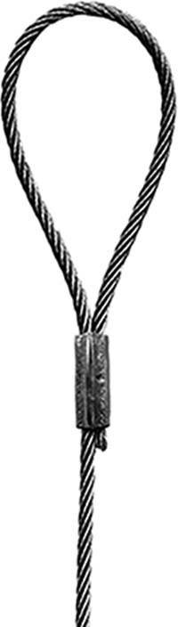 10 Stk. Niedax Set-Schlaufe GAK-2/2-1